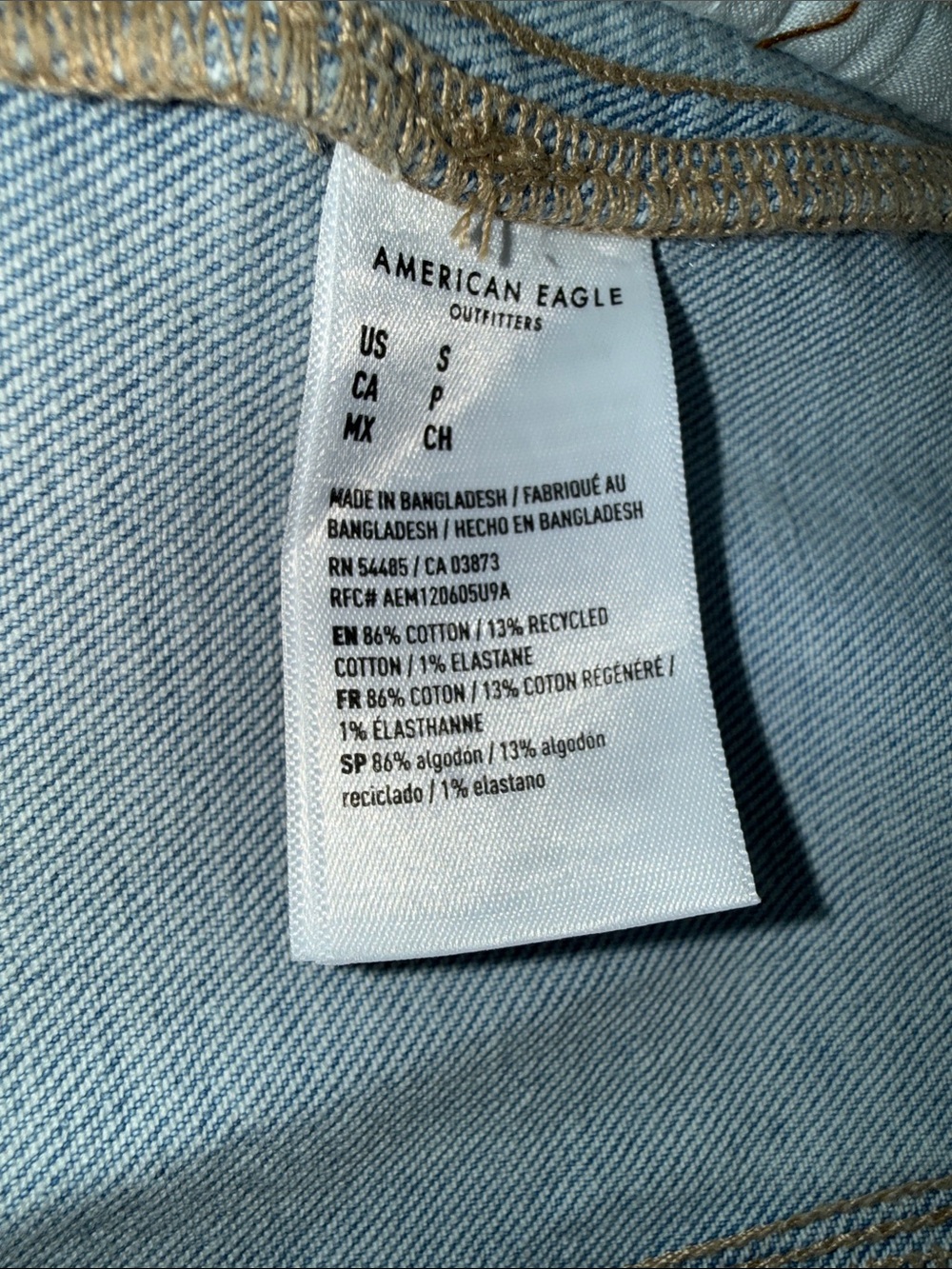 American Eagle Outfitters Light Blue Denim Vest - Picture 6 of 6